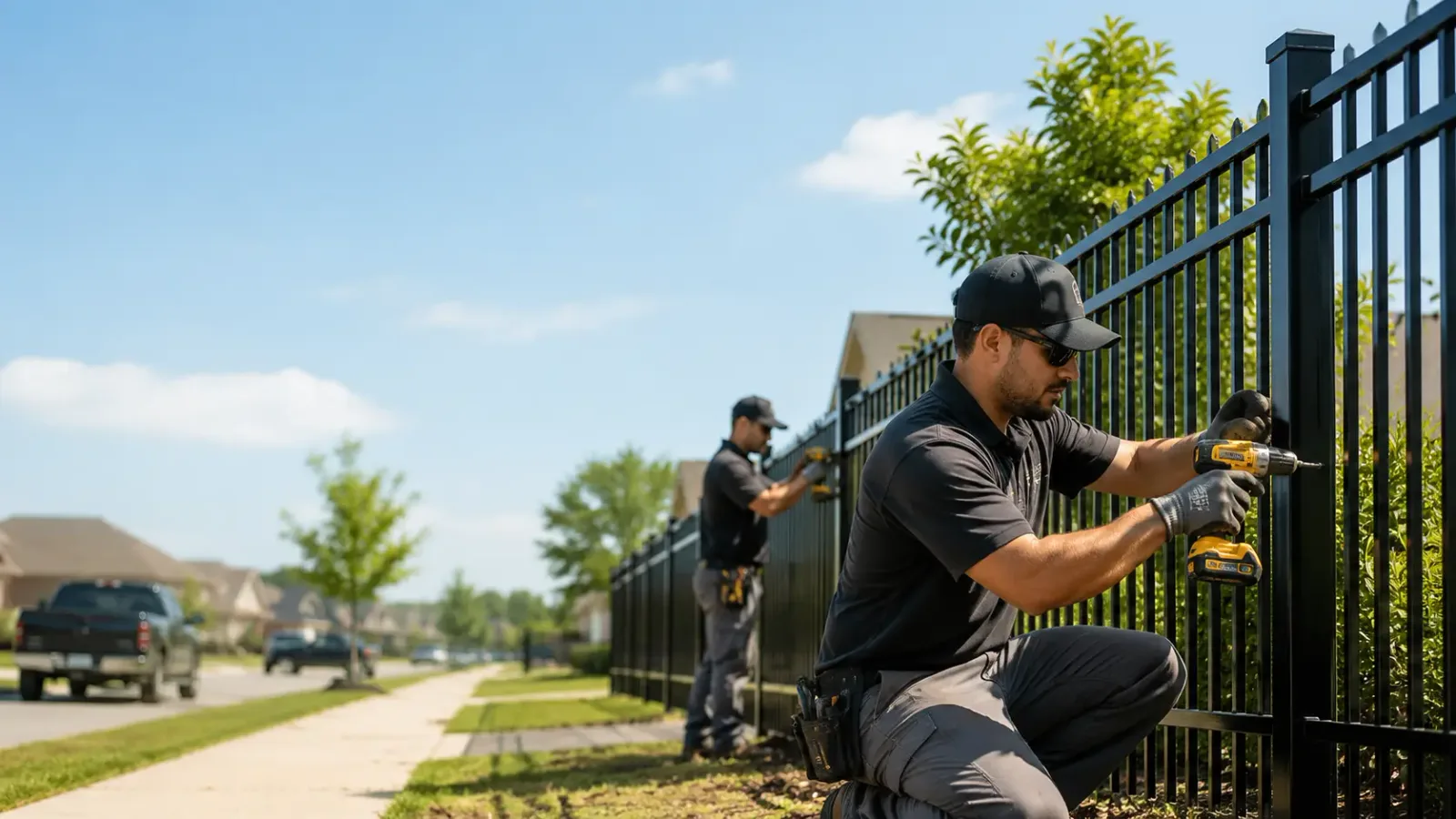 Metal Fence Installation in Manter, KS